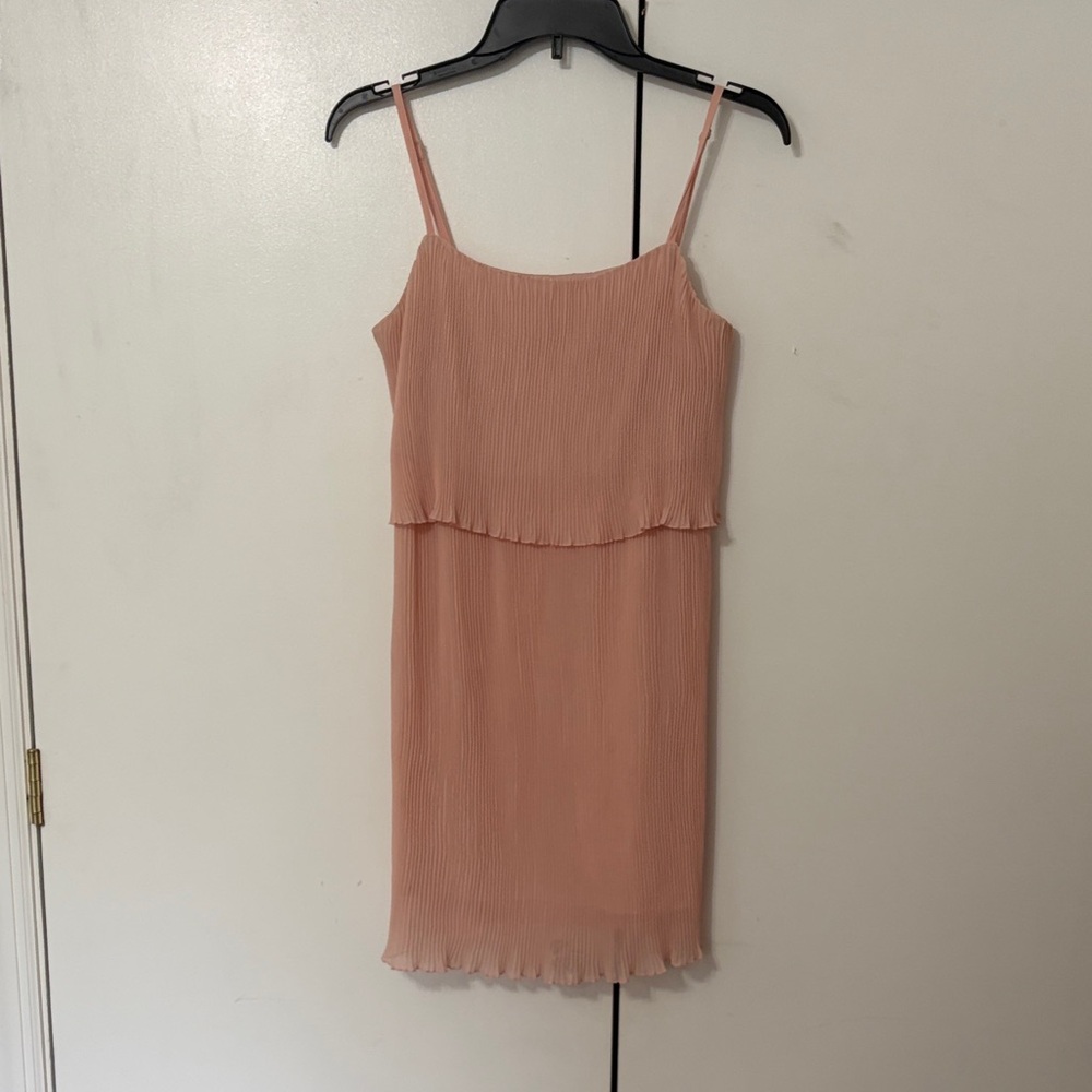 Forever 21 Blush Pleated dress